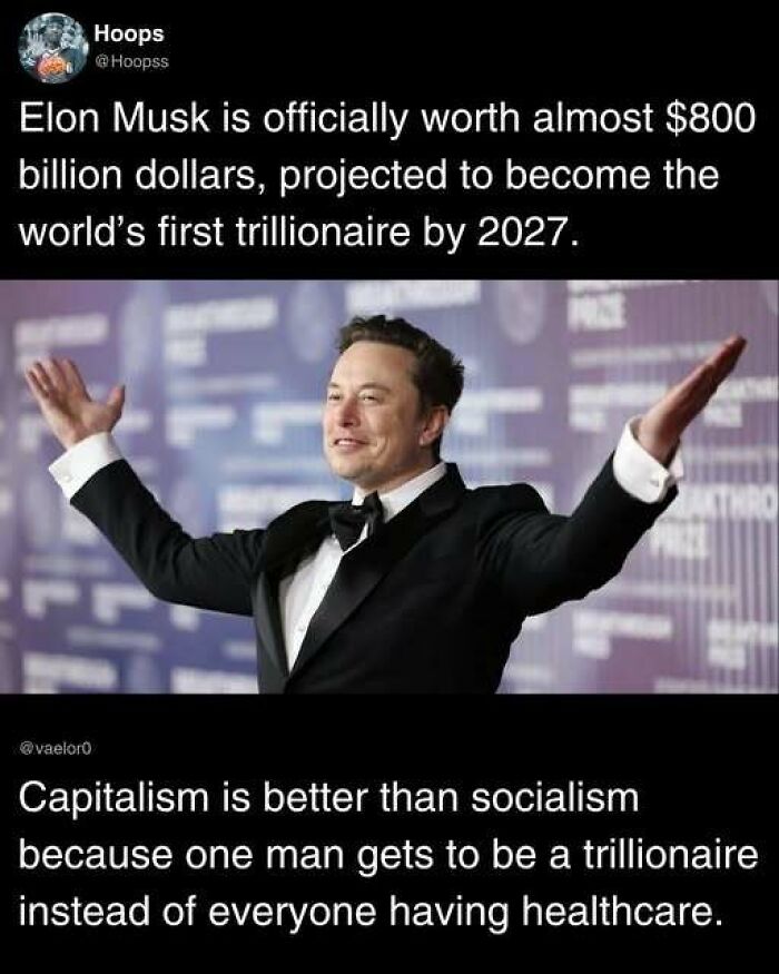 Elon Musk worth nearly 800 billion, projected to be first trillionaire by 2027