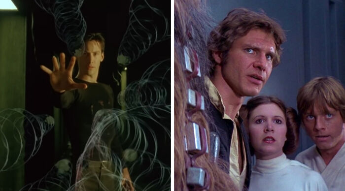 Matrix and Star Wars characters in iconic movies this or that poll