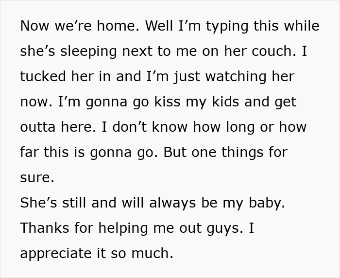 A man expresses regret and love for his wife and kids in a text post, after leaving to find himself.