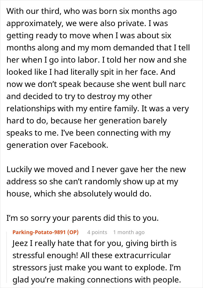 Parents Are Furious Daughter Informed Them About Giving Birth Only The Next Day After All They Did For Her
