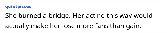 Comment about former Disney star losing fans due to behavior Comment about former Disney star losing fans due to behavior