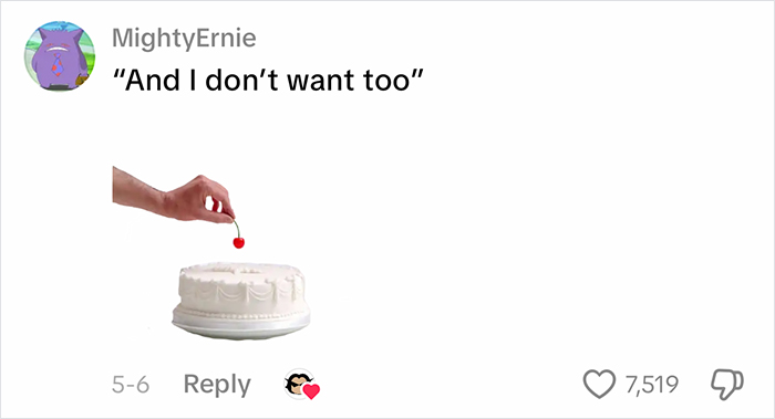 Gen Z meme about not wanting something with cake image Gen Z meme about not wanting something with cake image