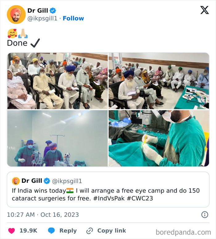 The Doctor Arranges A Free Eye Camp And Does 150 Cataract Surgeries For Free