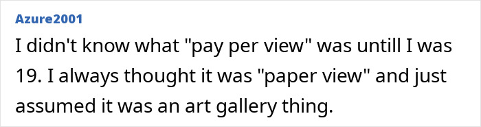 Late realization about meaning of pay per view instead of paper view