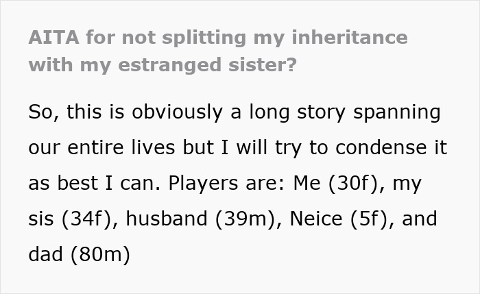 Woman Leeches Off Sick Dad For Years, Shamelessly Demands Half Of Inheritance He Left For Sister Woman Leeches Off Sick Dad For Years, Shamelessly Demands Half Of Inheritance He Left For Sister
