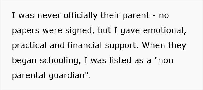 Man helping parent friend providing emotional and financial support as a non parental guardian