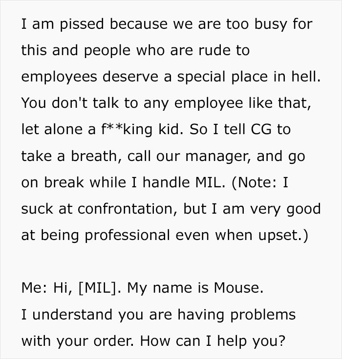 Bakery worker handles rude customer professionally amid wedding cake order dispute Bakery worker handles rude customer professionally amid wedding cake order dispute