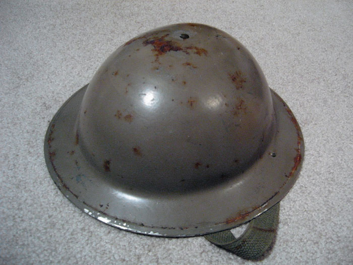 Rusty old military helmet representing surprising statistics