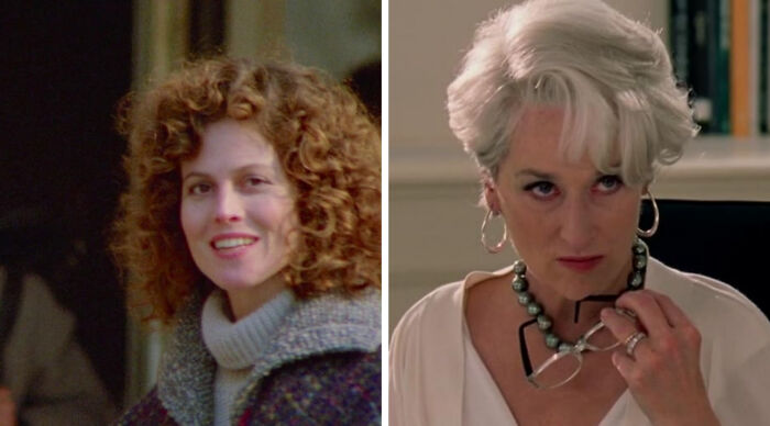 Movies this or that poll featuring two iconic female movie characters with contrasting hairstyles