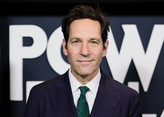 Close-up of Paul Rudd showcasing his age-defying looks at an event