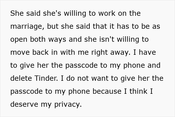 Wife demands phone passcode and deleted dating apps for marriage trust Wife demands phone passcode and deleted dating apps for marriage trust