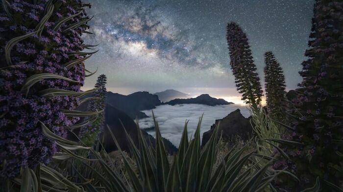 “Caldera Galaxy Panorama” By Max Terwindt