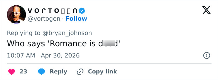 "1% superior": Biohacker Bryan Johnson faz comentários ousados ​​sobre as partes íntimas da namorada