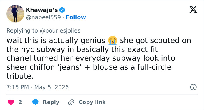 Modelo aparece no MET Gala em 'jeans' e fãs loucos, mas a reviravolta na história muda tudo