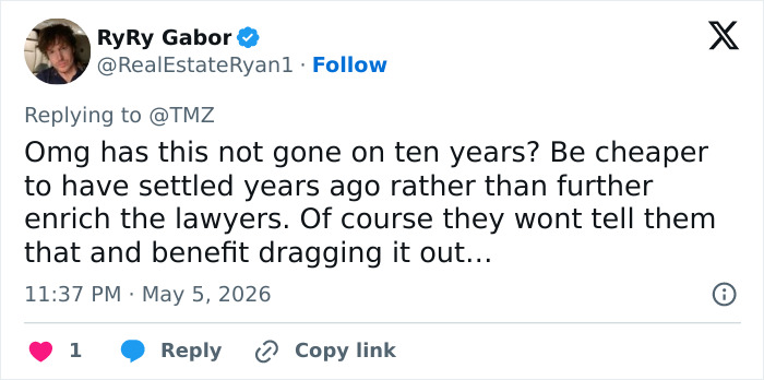 A tweet from @RealEstateRyan1 about the Angelina Jolie Brad Pitt courtroom victory and behind-the-scenes emails. A tweet from @RealEstateRyan1 about the Angelina Jolie Brad Pitt courtroom victory and behind-the-scenes emails.