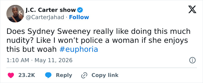 Sydney Sweeney Takes It All Off For "Bizarre" 'Euphoria' Scene—And This Time There's A Snake