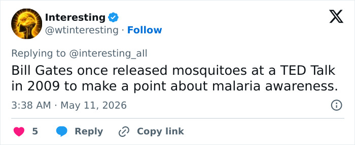 "Villain Origin Story": Bill Gates' 'Mutant' Mosquito Factory Goes Viral After People Learn What It's For