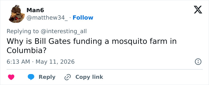 "Villain Origin Story": Bill Gates' 'Mutant' Mosquito Factory Goes Viral After People Learn What It's For