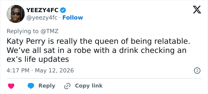 Katy Perry’s Snarky Comment On Ex Josh Groban’s Engagement Starts Frenzy: “The Queen Of Being Relatable” Katy Perry’s Snarky Comment On Ex Josh Groban’s Engagement Starts Frenzy: “The Queen Of Being Relatable”