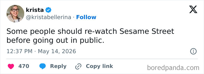 Funny parenting confession about people needing to re-watch Sesame Street before public outings