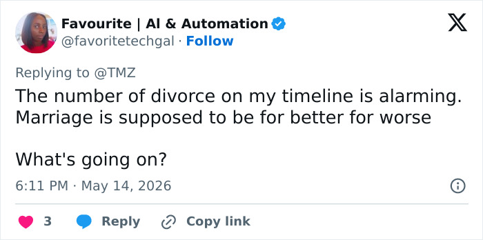 Outro casamento de anos em Hollywood desmorona enquanto os fãs especulam sobre a conexão com o conteúdo adulto da co-estrela Outro casamento de anos em Hollywood desmorona enquanto os fãs especulam sobre a conexão com o conteúdo adulto da co-estrela