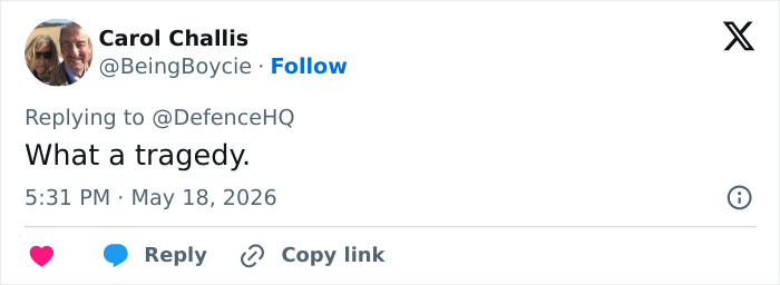 Tweet expressing tragedy over female soldier's passing after King Charles horse performance Tweet expressing tragedy over female soldier's passing after King Charles horse performance