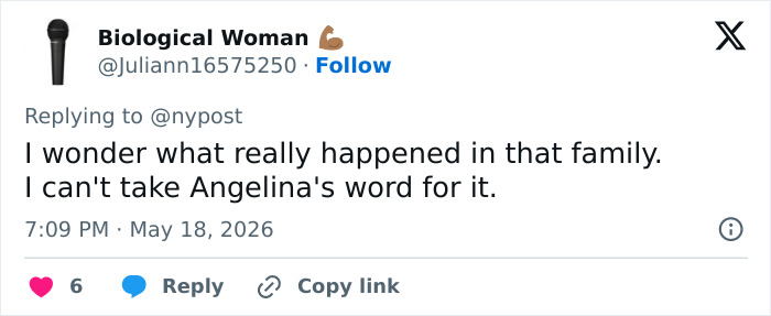 Tweet expressando curiosidade sobre questões da família Jolie-Pitt além da palavra de Angelina Tweet expressando curiosidade sobre questões da família Jolie-Pitt além da palavra de Angelina