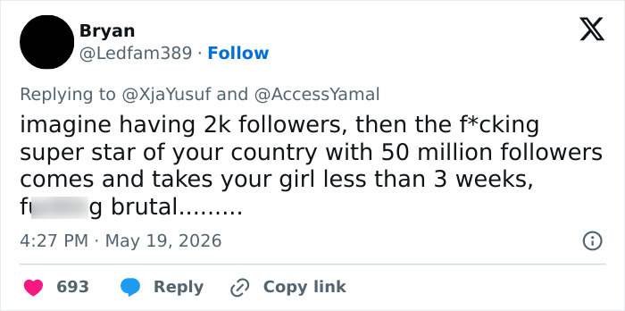 Tweet about superstar taking influencer girlfriend in weeks Tweet about superstar taking influencer girlfriend in weeks