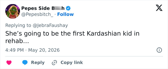 Tweet predicting rehab for Kardashian kid in Kim Kardashian's troubling North West dilemma Tweet predicting rehab for Kardashian kid in Kim Kardashian's troubling North West dilemma