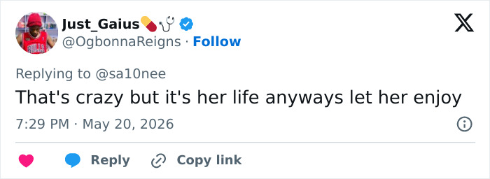 Tweet about life choices and enjoying life in reply to troubled dilemma topic Tweet about life choices and enjoying life in reply to troubled dilemma topic