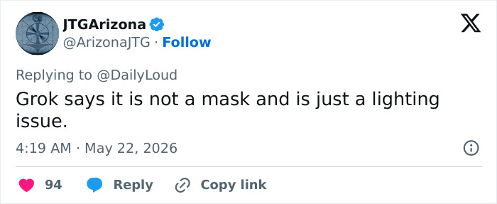 Tweet denying mask claim citing lighting issue in Navy Vice Admiral Fox News appearance Tweet denying mask claim citing lighting issue in Navy Vice Admiral Fox News appearance