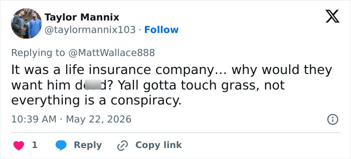 Tweet dismissing conspiracy theories about Kyle Busch sudden passing, citing life insurance company Tweet dismissing conspiracy theories about Kyle Busch sudden passing, citing life insurance company