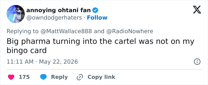Tweet claiming big pharma turning into cartel not expected amid NASCAR star Kyle Busch passing Tweet claiming big pharma turning into cartel not expected amid NASCAR star Kyle Busch passing