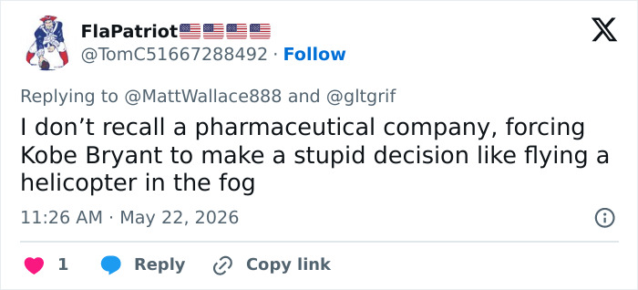 Tweet mentioning Kobe Bryant and helicopter decision in fog Tweet mentioning Kobe Bryant and helicopter decision in fog