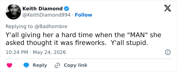 Commenter defends reporter mistaking violent incident for fireworks during live coverage