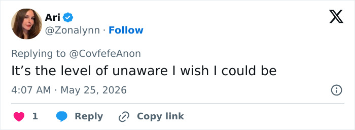 Tweet about unaware reaction to violent incident triggering viewers
