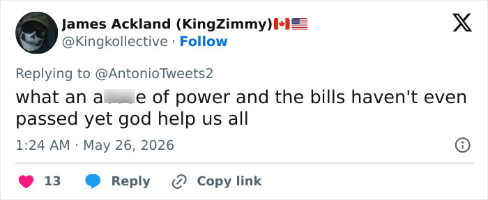 Tweet condemning a***e of power related to medical kidnapping and pending bills
