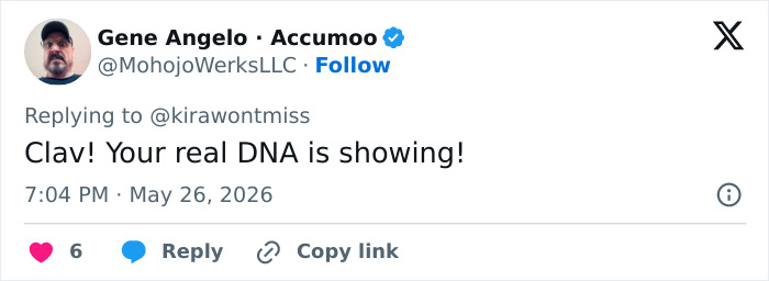 Comment praising looksmaxxing influencer Clavicular's true DNA showing Comment praising looksmaxxing influencer Clavicular's true DNA showing