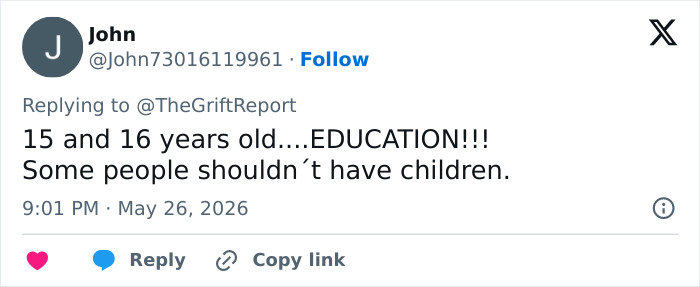 Tweet commenting on arrest of two teens in France after boy found with towel around neck
