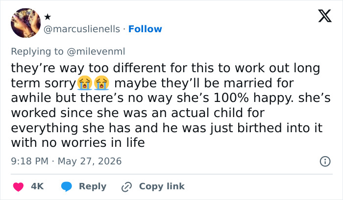 Tweet debating long term issues in Millie Bobby Brown and Jake Bongiovi manchild controversy Tweet debating long term issues in Millie Bobby Brown and Jake Bongiovi manchild controversy