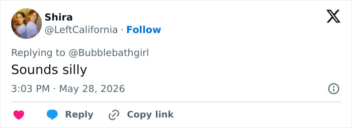 Reply calling the Brad Pitt lawsuit news silly