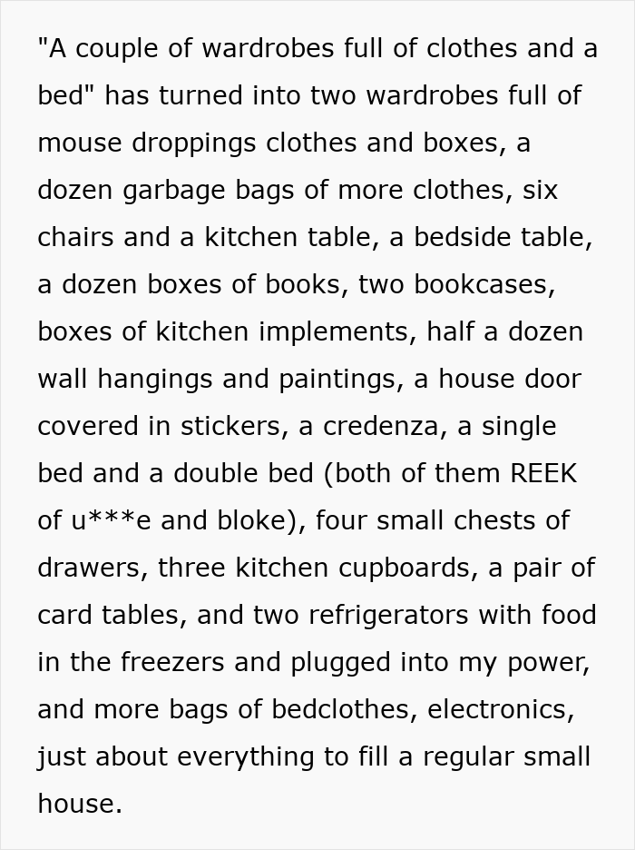Woman Agrees To Store A Couple Of Items For Friend, Comes Home To A Fully Packed House From Hell