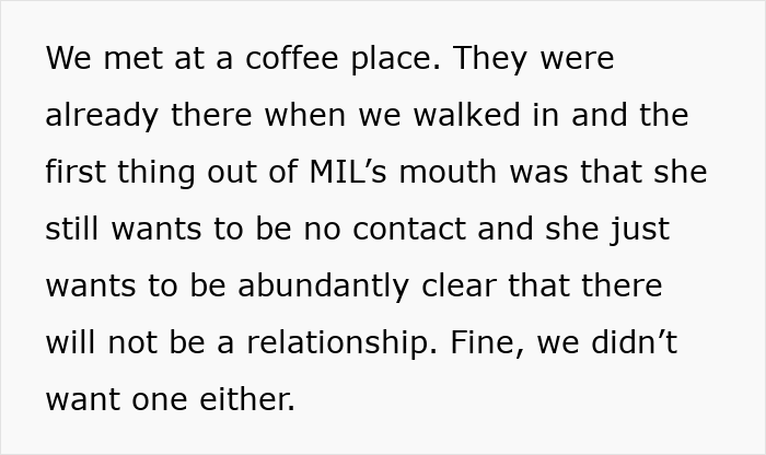 Tense meeting at coffee shop about no contact and relationship refusal