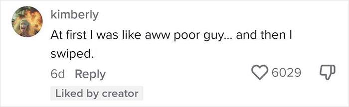 A comment from 'kimberly' on social media, expressing initial sympathy then surprise about an expensive contractor.