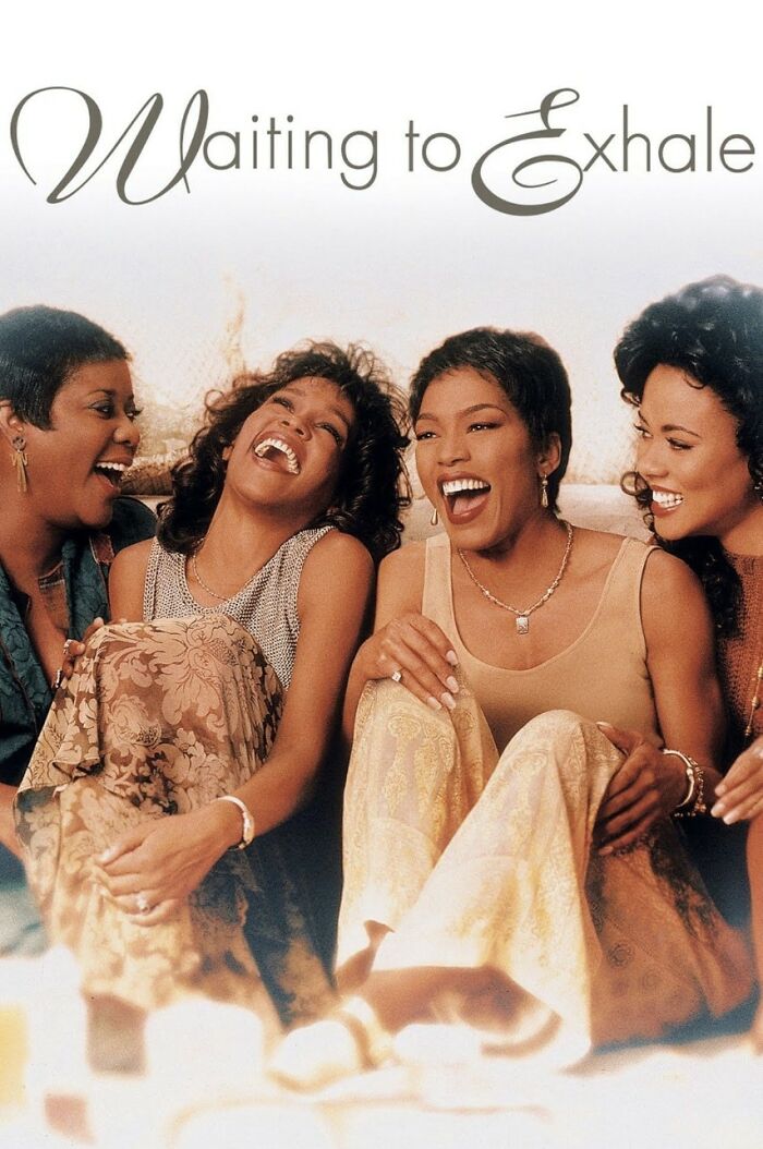 Waiting to Exhale movie poster showing four women laughing