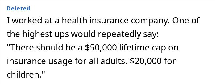 Health insurance boss suggests strict lifetime caps on insurance usage