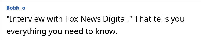 Comment criticizing interview with Fox News Digital about former Disney star Comment criticizing interview with Fox News Digital about former Disney star