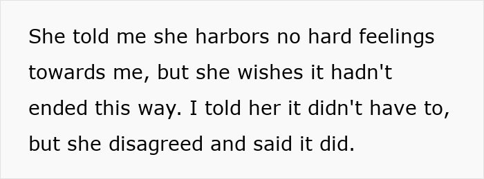 Text about no hard feelings but divorce is final after paternity test Text about no hard feelings but divorce is final after paternity test