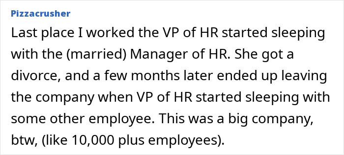 VP of HR affair causes divorces and resignations in office drama story