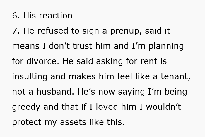 Man and woman arguing about prenup and financial trust